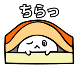 white cat beautiful life sticker #6556121