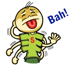 Six hand alien(English) sticker #6626489