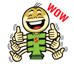 Six hand alien(English) sticker #6626493