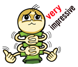 Six hand alien(English) sticker #6626494