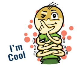 Six hand alien(English) sticker #6626496