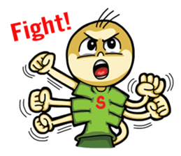 Six hand alien(English) sticker #6626499