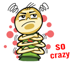 Six hand alien(English) sticker #6626504