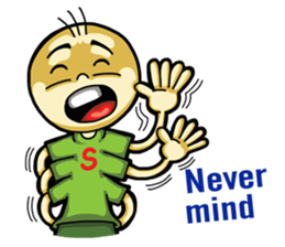 Six hand alien(English) sticker #6626506