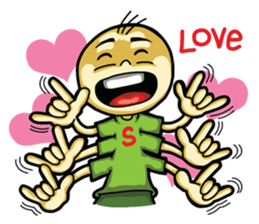 Six hand alien(English) sticker #6626511