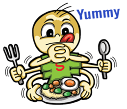 Six hand alien(English) sticker #6626512