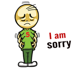 Six hand alien(English) sticker #6626514