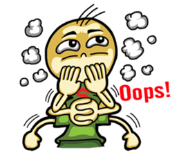 Six hand alien(English) sticker #6626517