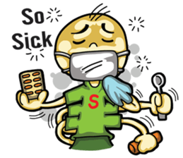 Six hand alien(English) sticker #6626522