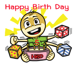 Six hand alien(English) sticker #6626525