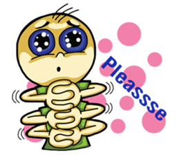 Six hand alien(English) sticker #6626526