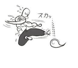 Teaching of Muscle hermit sticker #6638434