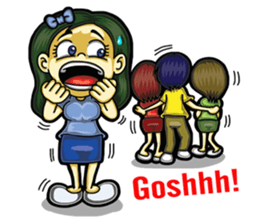 Cute Gang (English) sticker #6656489