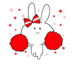 Pure White Baby Bunny sticker #6697602