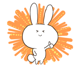 Pure White Baby Bunny sticker #6697603