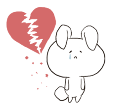 Pure White Baby Bunny sticker #6697609