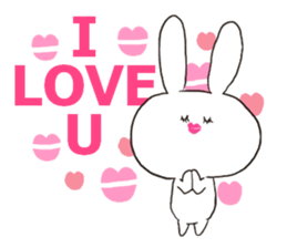 Pure White Baby Bunny sticker #6697610