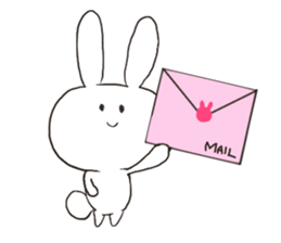 Pure White Baby Bunny sticker #6697612