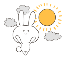 Pure White Baby Bunny sticker #6697616