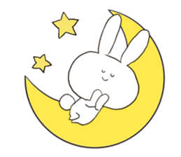 Pure White Baby Bunny sticker #6697617