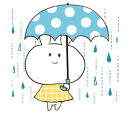 Pure White Baby Bunny sticker #6697618