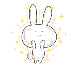 Pure White Baby Bunny sticker #6697621