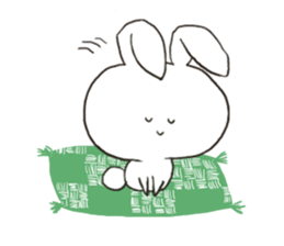 Pure White Baby Bunny sticker #6697623