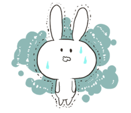 Pure White Baby Bunny sticker #6697627