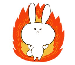 Pure White Baby Bunny sticker #6697632