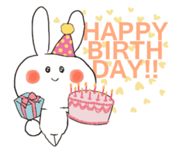 Pure White Baby Bunny sticker #6697639