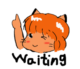 Is cat's?Baseball English sticker #6778208