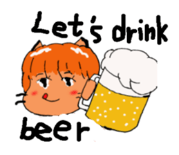 Is cat's?Baseball English sticker #6778209