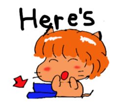 Is cat's?Baseball English sticker #6778210