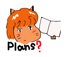 Is cat's?Baseball English sticker #6778212