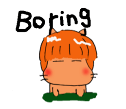 Is cat's?Baseball English sticker #6778229