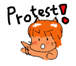 Is cat's?Baseball English sticker #6778231