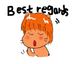 Is cat's?Baseball English sticker #6778234