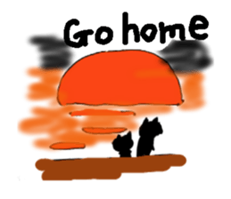 Is cat's?Baseball English sticker #6778241