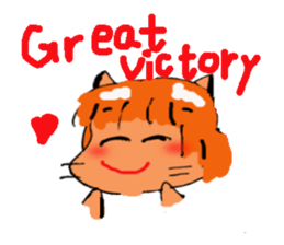 Is cat's?Baseball English sticker #6778247