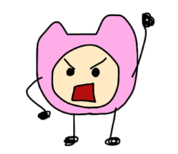 Rabbit boy,but not boy. sticker #6834095