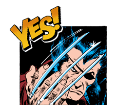 X-MEN Wolverine sticker #20071