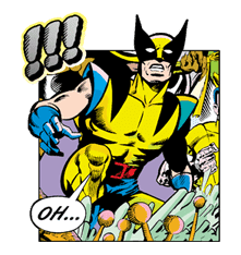 X-MEN Wolverine sticker #20074