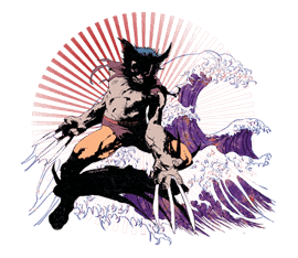X-MEN Wolverine sticker #20076