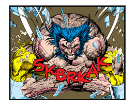 X-MEN Wolverine sticker #20092