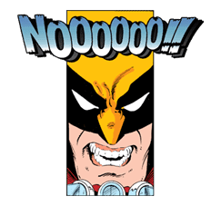 X-MEN Wolverine sticker #20099