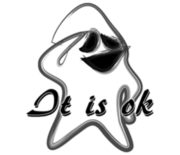 White God english sticker #6863518