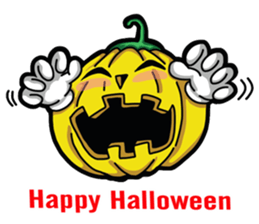 Trick or Treat (pumpkin)Halloween sticker #6930449