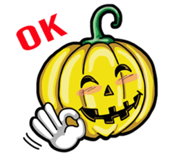 Trick or Treat (pumpkin)Halloween sticker #6930450