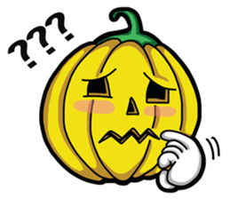 Trick or Treat (pumpkin)Halloween sticker #6930453