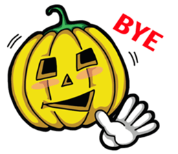 Trick or Treat (pumpkin)Halloween sticker #6930455